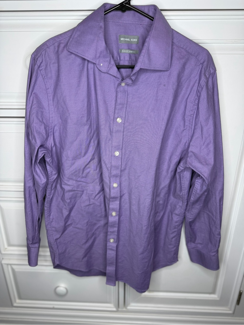 Michael Kors Slim Fit Stretch Dress Shirt – Men’s 16–16½ (32/33)